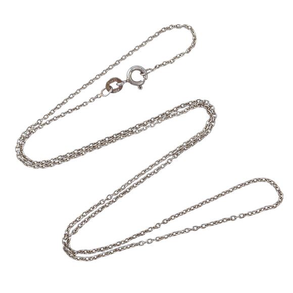 Vintage India AGI Cable Link Chain Necklace 18" - Picture 1 of 3